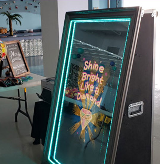 Interactive experiences captured by LeMarie Photography with Magic Mirror Photo Booth during event in Baton Rouge, LA
